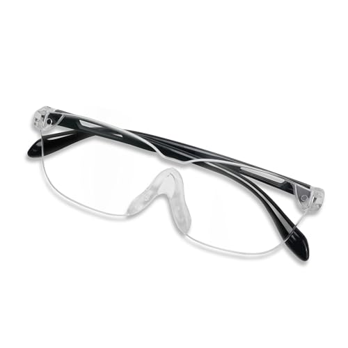 MZWOTO 200% Magnifying Glasses for Close Work Hands-Free Magnifier Hobby Craft Reading Jewelry Sewing Repair for Women Men