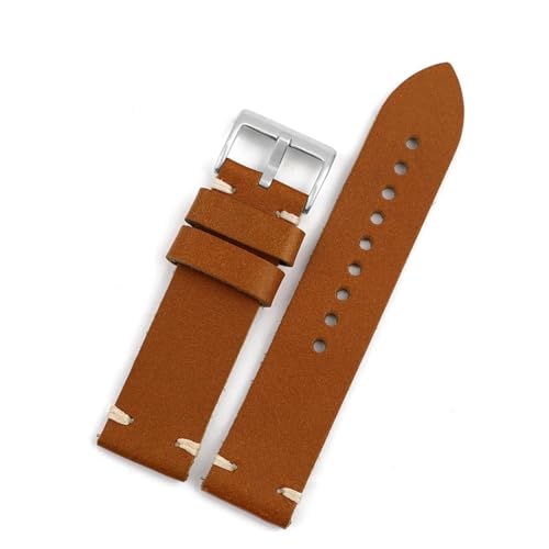 Bracelet de montre en cuir de veau vintage pour homme au quotidien
