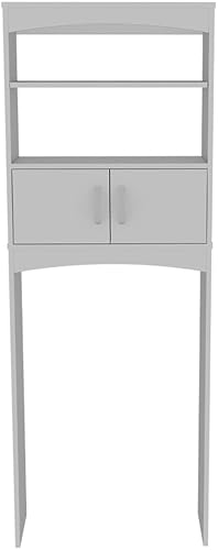 Miniatura 7 de Sobre el armario de inodoro Valentia, tres estantes, color blanco