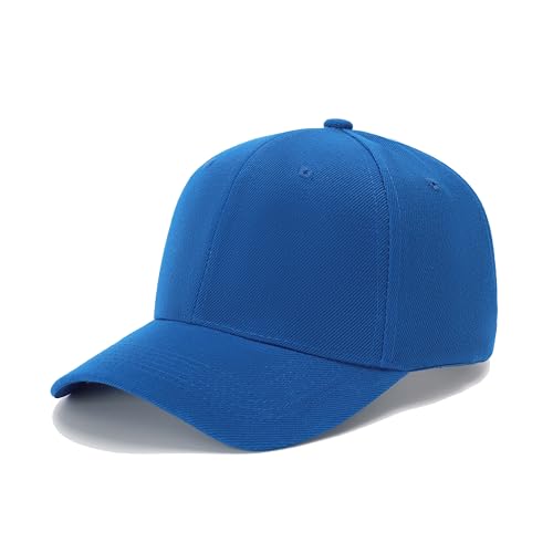 Image of ZH Plain Adjustable Baseball Cap - Lot of 12 Unisex Blank Design Caps