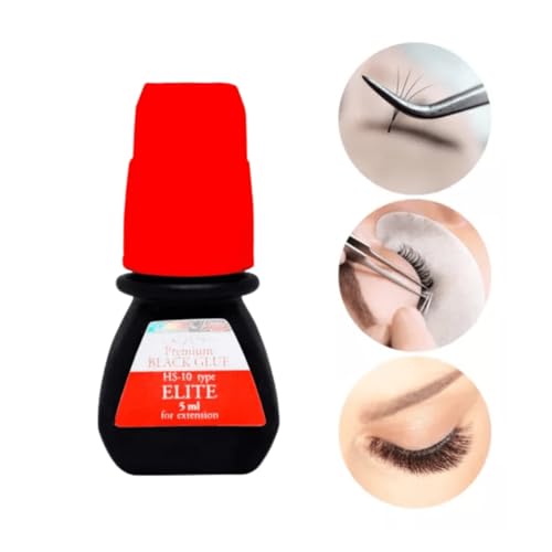 Cola Elite Para Cílios Fio A Fio Volume Russo Seca Rápido 3ml HS-10