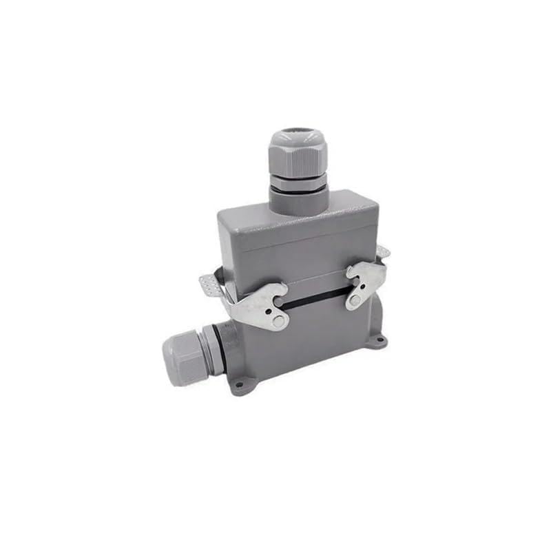 Heavy Duty Connectors HDC-HSB-006-1/2/3/4 F/M 6pin Screw Connection 35A Industrial Rectangular Aviation Connector Plug(Hdc-hsb-006-1)