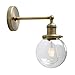 Produktbild Sunny Lingt Antike Wandleuchte Industrielle Vintage Loft Wandleuchten Armaturen, Globe Glasschirm Wandleuchten E27 Edison Wandleuchte for Badezimmer Küche Insel Schlafzimmer Cafe Korridor Dekoration