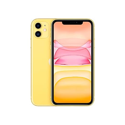 Apple iPhone 11 (64 GB) - Amarillo (incluye Earpods, adaptador de corriente)