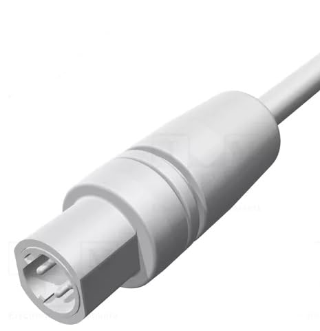 Prise mâle M12 code D HARTING 4 broches Ethernet sur fil pour réseau