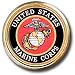 US Marines METAL Auto Emblem