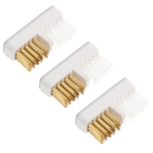 Set de 3 pinceles de alambre para limpieza de uñas DOITOOL