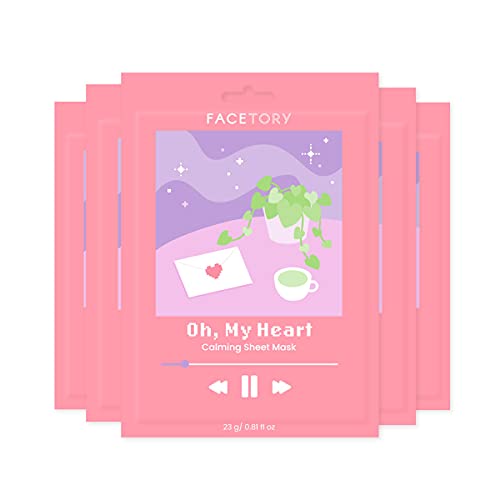 FACETORY Oh My Heart Sheet Mask with Heartleaf Extract - ...