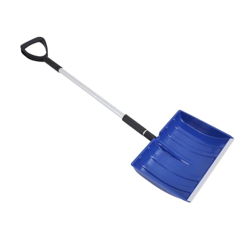 YWBL-WH Pala de Nieve, Pala Desmontable de Aluminio Ligero, Ajustable de 47,2 Pulgadas, Herramienta Portátil para Coche, Jardín, Camping (Blue)