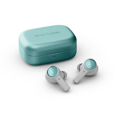 Bang & Olufsen Beoplay Eleven Premium Wireless in-Ear Earbuds with Bluetooth 5.2 and Active Noise Cancellation, Eucalyptus Green