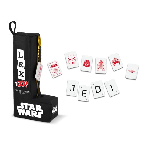 Winning Moves - Lex GO! Star Wars- Jeu de société - Jeu de Lettres - Jeu de Mots - Jeu de Voyage - Jeu d'ambiance -A partir de 8 Ans - Version française