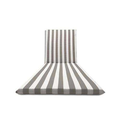 Generico Coussin Passe-Soleil pour lit de bŽbŽ 190 x 60 cm en Tissu 100% Coton entirement Artisanal (Blanc et Gris)