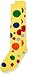 Forum Novelties Clown Socks for Adults - Polka Dots Pattern Stockings - One Size
