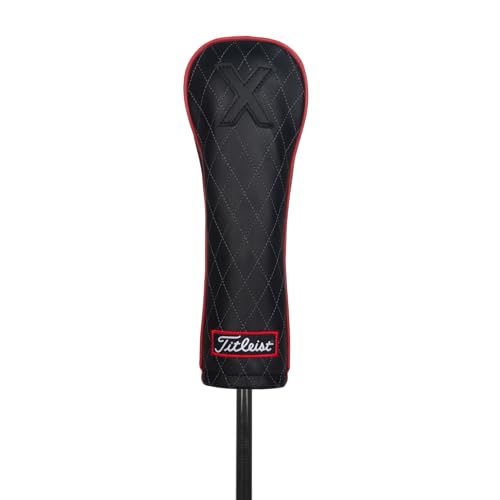 Couvre-tête en cuir Titleist idéal sur le parcours pour protéger vos clubs de golf avec style