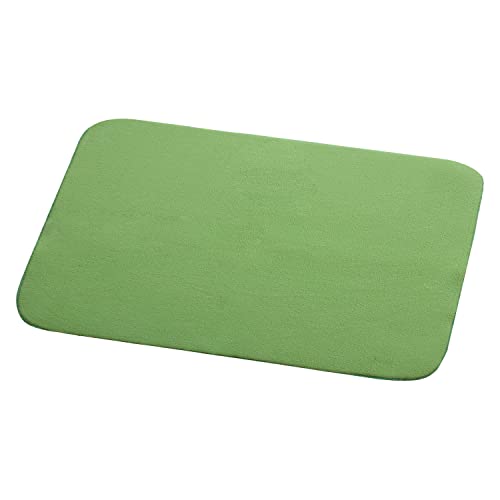 Image of Kuber Industries Microfiber Reversible Dish Drying Mat with Absorbent Parity for Kitchen 19 inchx 15 inch,Pack of 2 (Green)