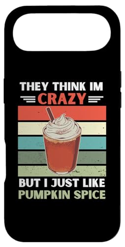���B���e�[�W They Think Im Crazy But I Just Like Pumpkin Spice �X�}�z�P�[�X iPhone Air �p