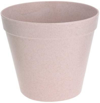 Muddy Hands Eco Friendly Bamboo Fibre Small Plant Pot Indoor Home Decorative Flower Succulent Cactus Herb Planter (10.5cm, Pink)