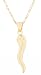 Gold Filled Italian Horn Pendant with an 18 Inch Necklace