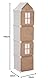 Atmosphera - Kinderregal Column - Metall und Jute - Beige