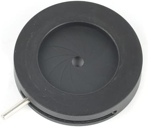 顕微鏡アクセサリーキット 直径 1-12 ミリメートル 0.3-6 ミリメートルズーム光学アイリスダイヤフラム開口コンデンサー 12