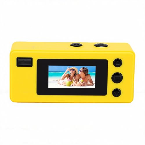 Zopsc Mini Keychain Digital Camera, Vintage FHD 1080P 1.47 Inch Color Screen Mini Digital Camera
