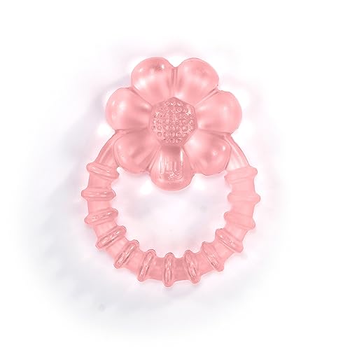 Ingenuity: ity by Ingenuity, Cool Bite Water, Anneau de dentition à réfrigérer, sans BPA, multi textures, en forme de fleur, jouet unisexe, pour enfants de...