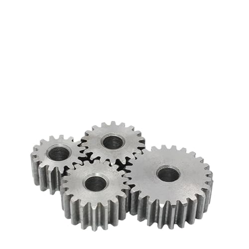 Engrenage droit en acier SC45# de haute précision cylindrique module 1 avec alésage 6mm