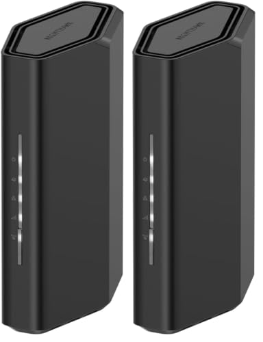 Image of NETGEAR Nighthawk Dual-Band WiFi 7 Router (RS90) - Router Only, BE3600 Wireless Speed (up to 3.6 Gbps) - Covers up to 2, 000 sq. ft., 50 Devices - 2.5 Gig Internet Port - Free Expert Help (Pack of 2)
