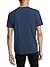 John Varvatos Short Sleeve Slub V-Neck K3595U1B Oiled Blue LG