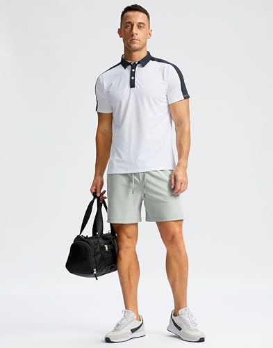 Image of Soothfeel Men's Running Shorts with Zipper Pockets 9 inch / 7 inch / 5 inch Quick Dry Eight Basketball Gym Workout Athletic Shorts