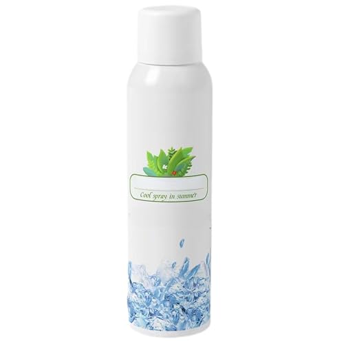 Genérico Spray Refrescante para Climas CáLidos, Bruma Refrescante Facial con Hielo, Bruma Refrescante Corporal para Ropa Que Refresca RáPidamente Y Previene El Golpe De Calor.,1pcs