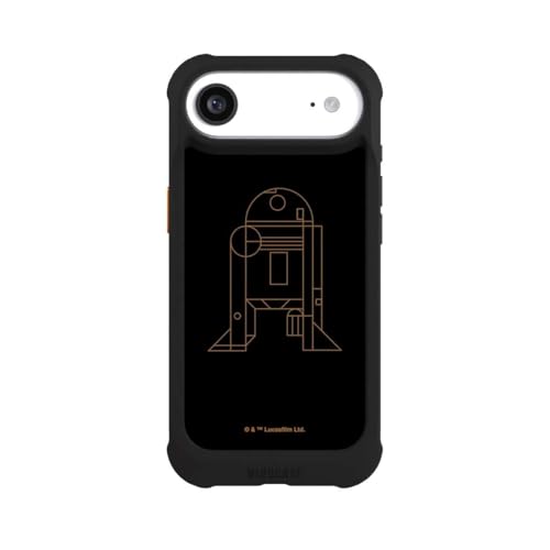 Coque iPhone Air NIVOmax noire Star Wars R2D2 antichoc compatible MagSafe