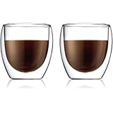 BODUM ボダム グラス コップ タンブラー PAVINA パヴィーナ ダブルウォールグラス 250ml 2個セット 保温保冷性 二重構造 耐熱ガラス 電子レンジ可 オーブン可 食洗器可 冷凍庫可 【正規品】 4558-10