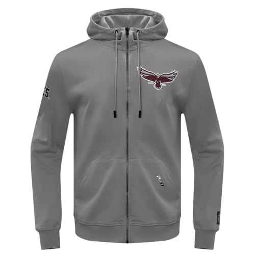 Image of Pro Standard Mens College Classic Chenille Cotton Double Knit Full Zip Hoodie