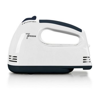 Taran Easy Plastic Mix 200-Watt Hand Mixer with 7 Speed (18 x 12.5 x 7 cm, Multicolour)
