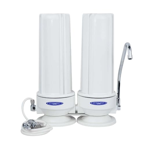 Crystal Quest Double Plus Fluoride Countertop Water Filter System