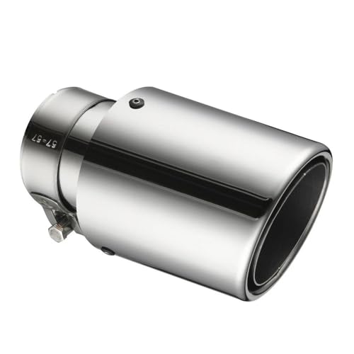 Escape universal de coche para renovar colas oxidadas con acero inoxidable plata