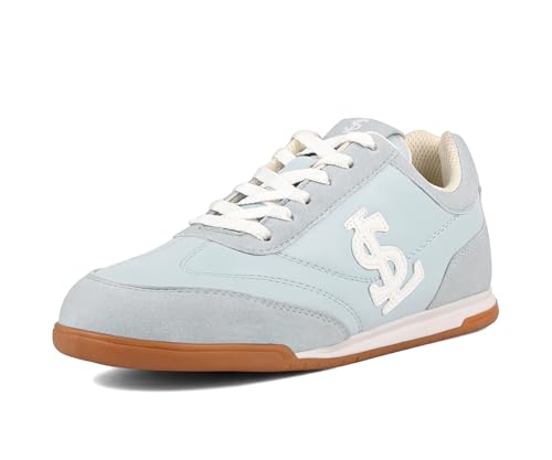 Image of LOUIS STITCH Women's Casual Lightweight Sneakers | Ortholite Cushioned Comfort | Dual-Color TPR Sole | Lightweight & Comfortable Casual Lace-Up Shoes | LSD-SNK-NBL & DNM