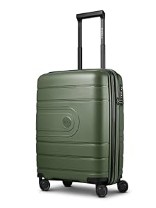 REDOLZ Hartschalen Kabinen-Koffer | Kleiner Trolley 40 x 20 x 55 cm mit Dehnfalte aus hochwertigem, leichtem Polypropylen Material | 4-Rollen & TSA (Essentials 11)