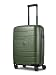 REDOLZ Hartschalen Kabinen-Koffer | Kleiner Trolley 40 x 20 x 55 cm mit Dehnfalte aus hochwertigem, leichtem Polypropylen Material | 4-Rollen & TSA (Essentials 11)