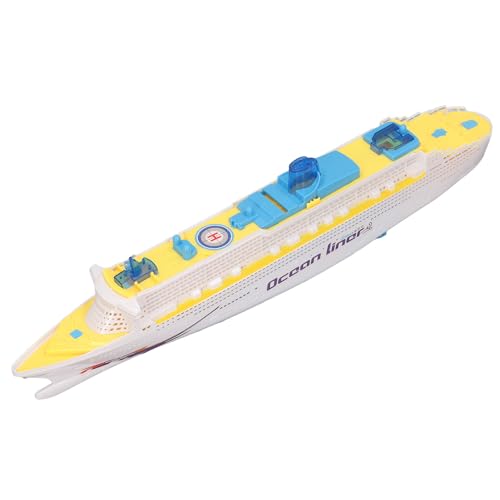 Hiraith Modelo de Barco de Crucero para Niños, Luces Realistas, Efectos Musicales, Rotación Universal, Barco de Juguete Eléctrico Grande para Niños y Niñas, Plástico Hiraith Modelo de Barco de Crucero para Niños, Luces Realistas, Efectos Musicales, Rotación Universal, Barco de Juguete Eléctrico Grande para Niños y Niñas, Plástico