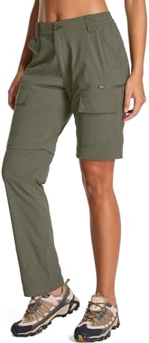 Jogwits Damen Zip-Off Wanderhose, Leicht Atmungsaktiv Trekkinghose | Schnelltrocknend Outdoorhose, Stretch Safari Funktionshose, ideal für Wandern, Outdoor und Sommer