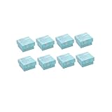 Toyvian 30 pièces Boîtes à Bijoux Bleu avec Nœud pour Boucles Oreilles Colliers Bracel...