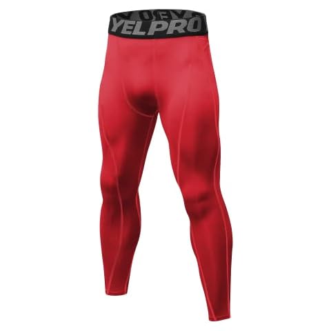 Queerier Mens Compression Pants Workout Running Tights Leggings Men for Sports Yoga 1/3 Pack Cover