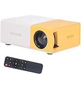 Mini Projector, Portable Mini 24 to 60in 1920x1080 Resolution Large Screen Projector for Home Out...