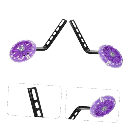 Ruedas de Entrenamiento para Bicicleta Gogogmee Morado 1 pulgada Paquete de 1 par miniatura 4