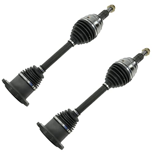 Image of TRQ Front Driver & Passenger Side CV Axle Assembly Set for 2007-2018 Chevrolet Silverado 1500 2007-2020 Tahoe 2007-2018 GMC Sierra 1500 2007-2020 Yukon 4WD