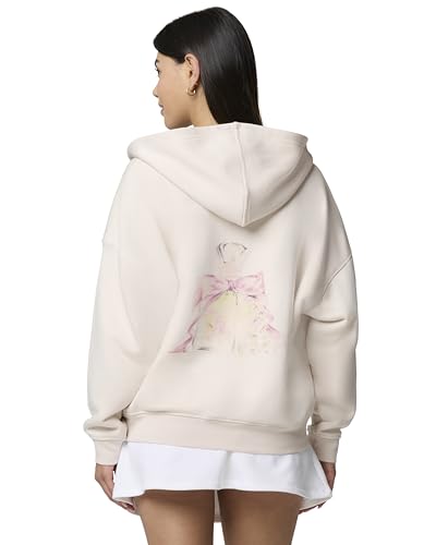 Image of florence by mills Women's Cozy Crush Oversized Graphic Zip Hoodie