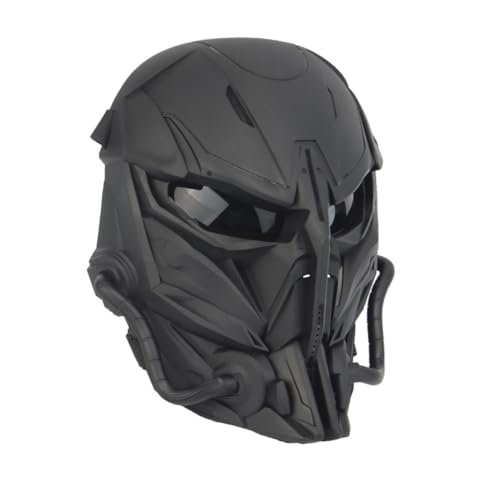 Homoyoyo Science Fiction Costume Mask Decorative Outdoor Mask for Halloween Cosplay and Sports Breathable Lightweight Design Elastic Headband for Comfortable Fit