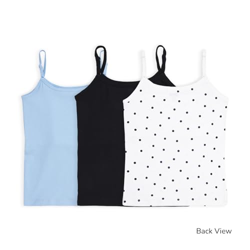 Image of YouGotPlanB Cotton Padded Camisole | Pack of 3 | Ages 8-16 Years | Built-in Light Padding | Full Coverage | Ideal for School